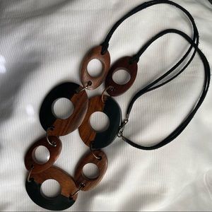 Chunky Wood Necklace from Express (Vintage)